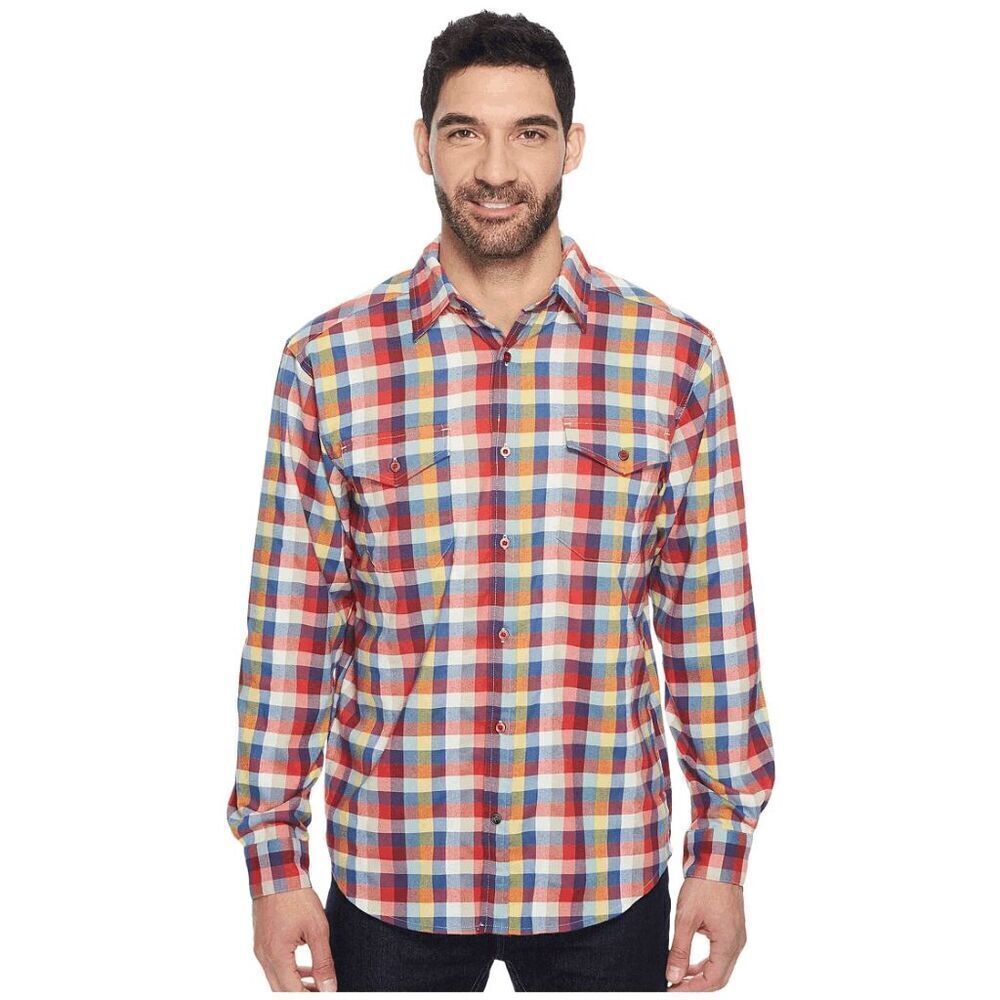 Mountain Khakis Peaks Flannel Bullseye Button Down Flannel Shirt Men's Size XXL